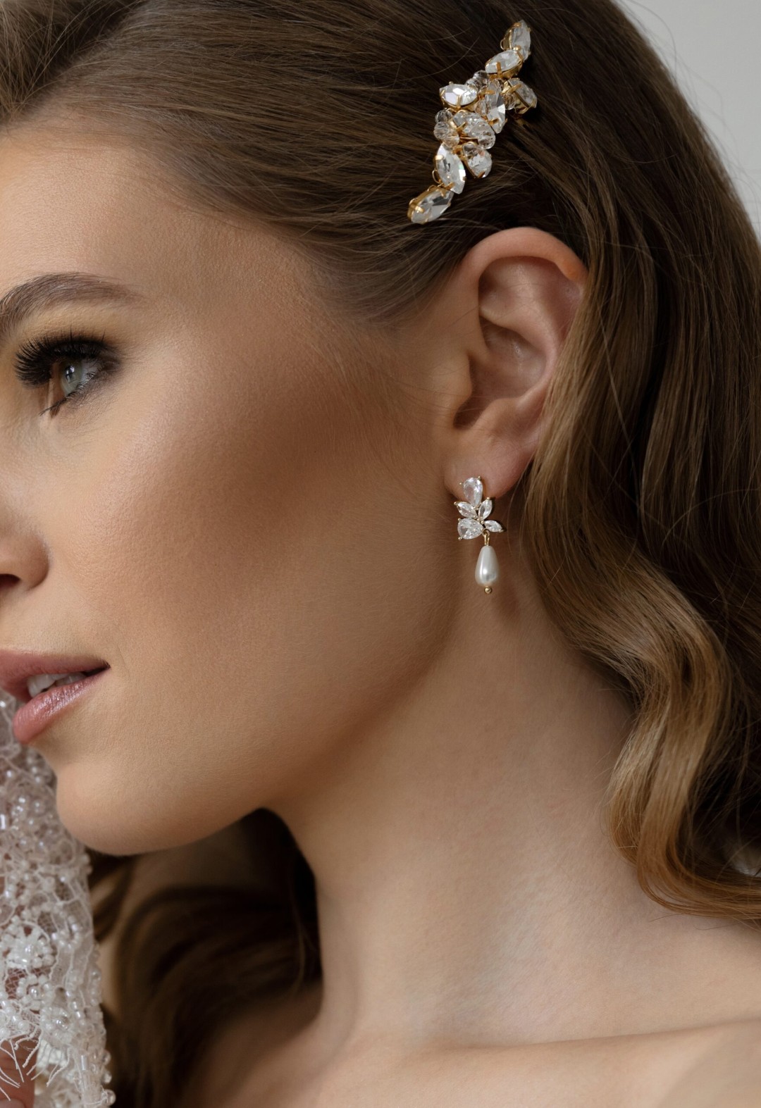 Kolczyki ślubne - kolczyki ręcznie robione