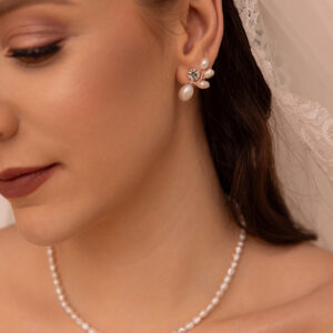 Kolczyki na sztyfcie z perłami naturalnymi "Petite pearl"